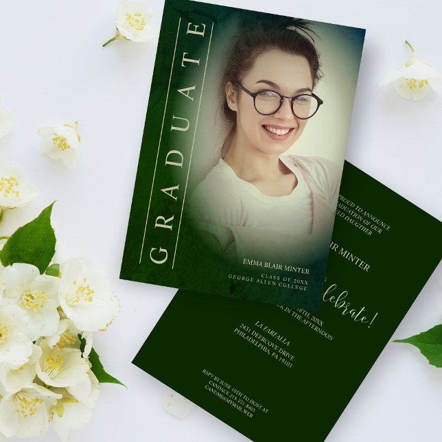 Classic Photo Green Shades Graduation Party (Skapare uppladdad)