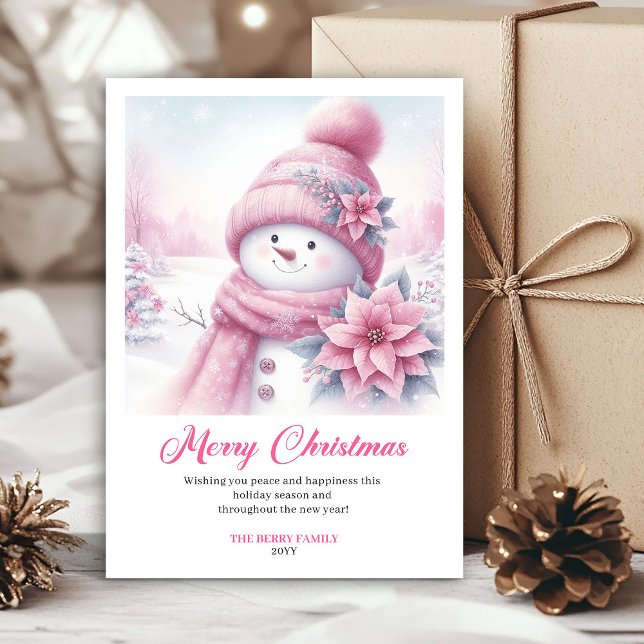 Classic Pinkmas Digital Kids Christmas Greeting  Julkort (Classic Pinkmas Digital Kids Christmas Greeting Card

)