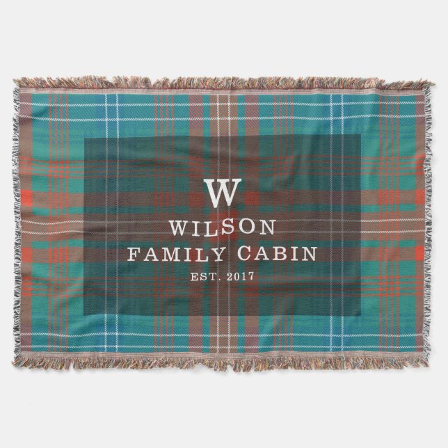 Classic Play Klan Wilson Rustic Tartan Filt (Framsidan)