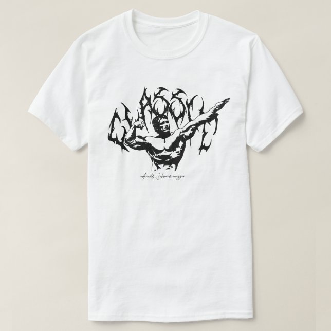 Classic Pose – Vintage Bodybuilder Art T Shirt (Design framsida)