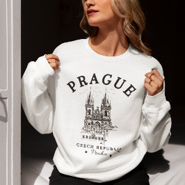 Classic Prague Czech Republic Landscape T Shirt
