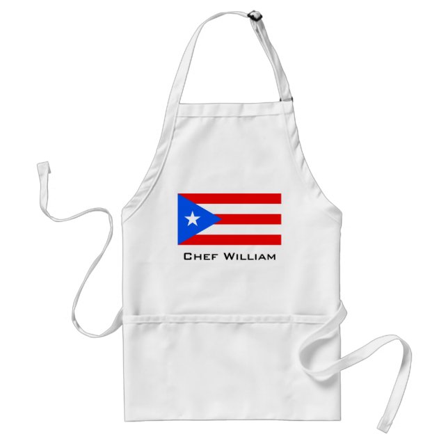 Classic Puerto Rican Flagga Förkläde (Framsidan)