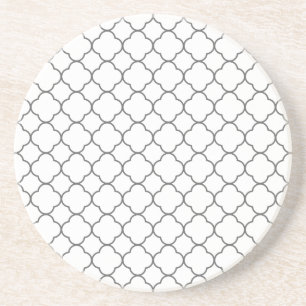 Classic Quatrefoil Mönster Underlägg Sandsten