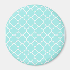 Classic Quatrefoil Moroccan Mönster Magnet