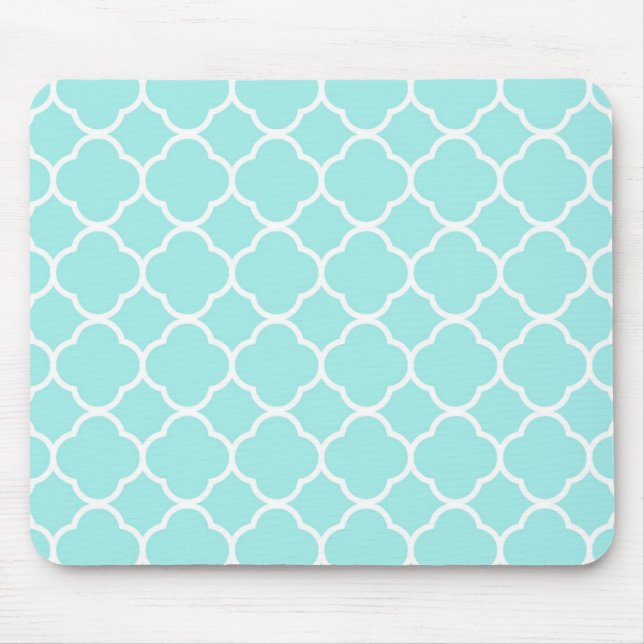 Classic Quatrefoil Moroccan Mönster Musmatta (Framsidan)