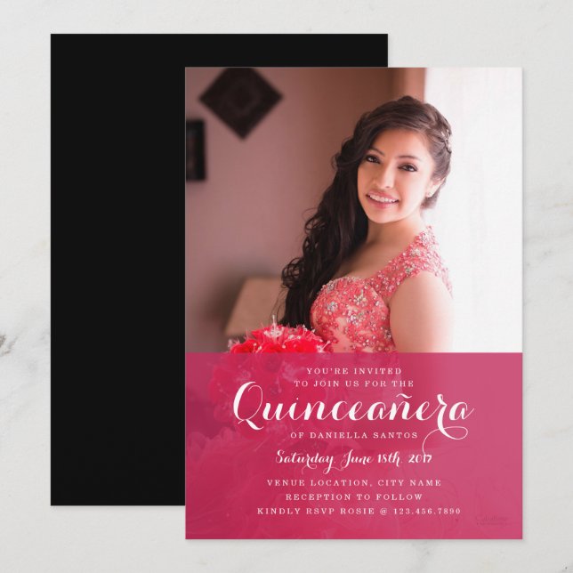 Classic Quince-inbjudan Inbjudningar (Fram/baksida)