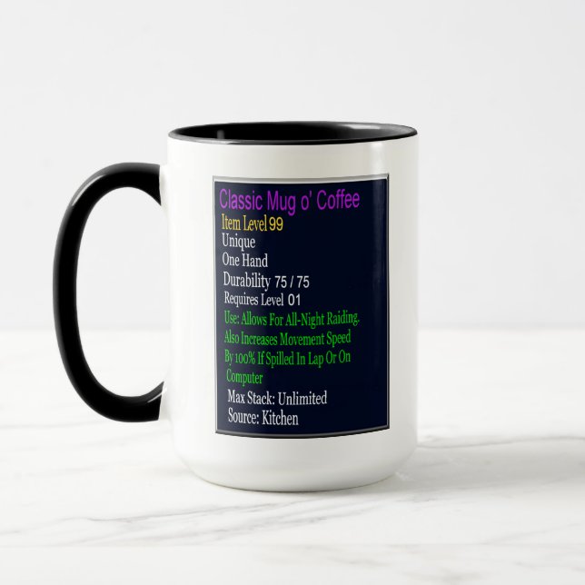 Classic Raiders Mugg o'coffee (Vänster)