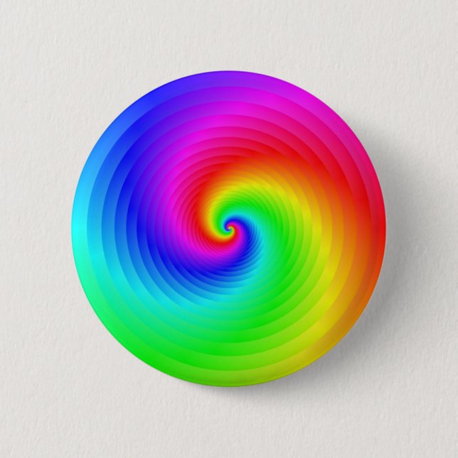 Classic Rainbow Spiral Knapp (Framsida)