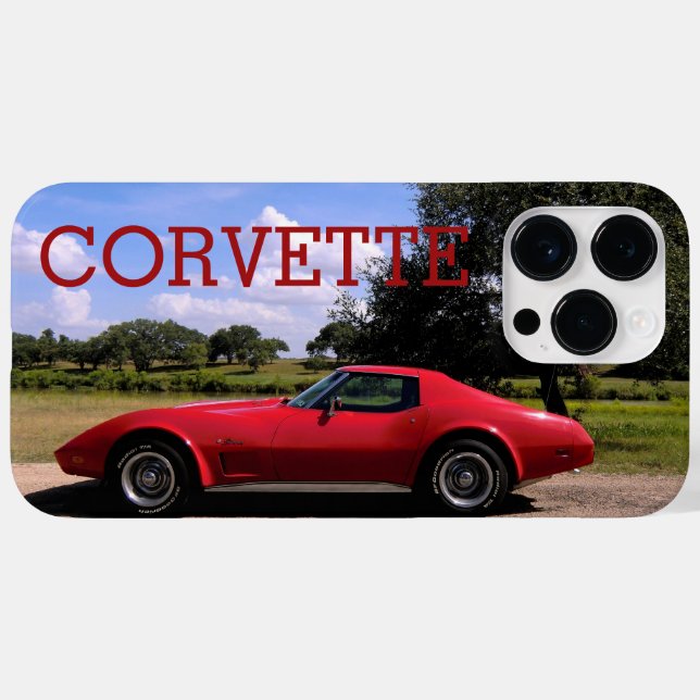Classic Red 1975 Corvette Stingray (Baksida (horisontell))