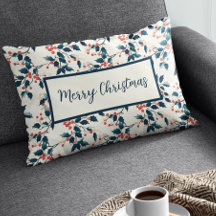 Classic Red and Grönt Holly Berries jul