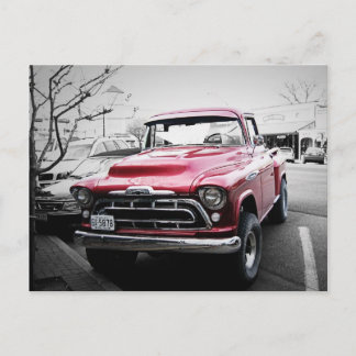 Classic Red Lastbil Vykort