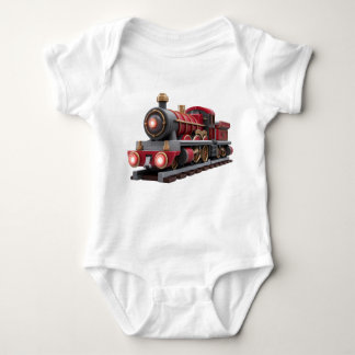 Classic Red Steam Train – Adventure Kids T-Shirt