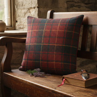 Classic Red Tartan Plaid - Cozy Rustic Charm Kudde