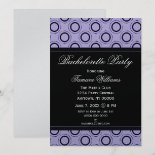 Classic Refinement Bachelorette Party-inbjudan Inbjudningar