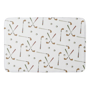 Classic Retro Golf Golfer Klubb Boll Mönster Badrumsmatta