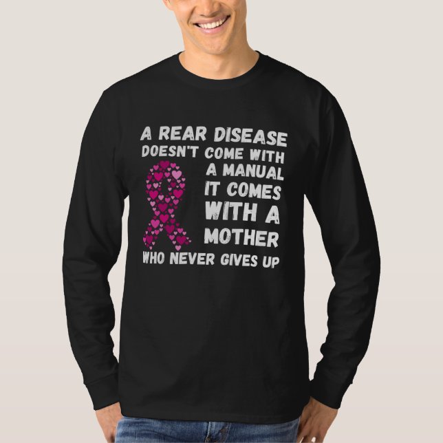 Classic Retro Rare Disease Awareness  Genetic Diso T Shirt (Framsida)