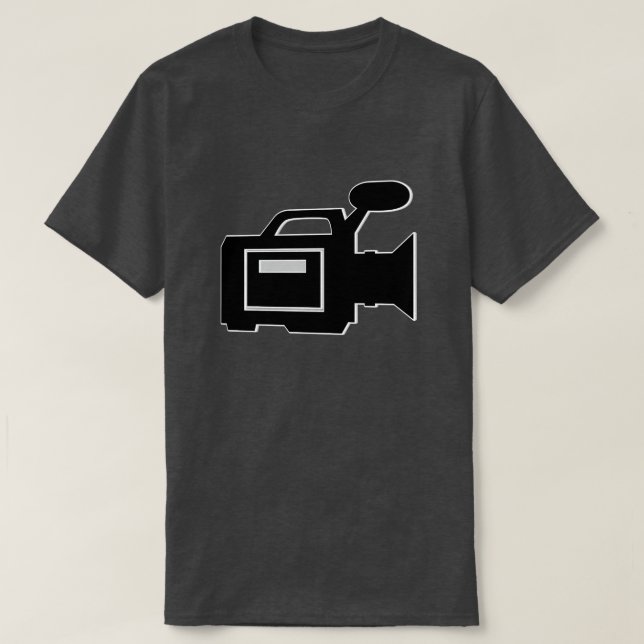 CLASSIC RETRO VIDEO CAMERA T SHIRT (Design framsida)