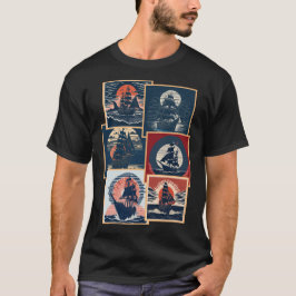Classic retro vintage ships collection 1 t shirt