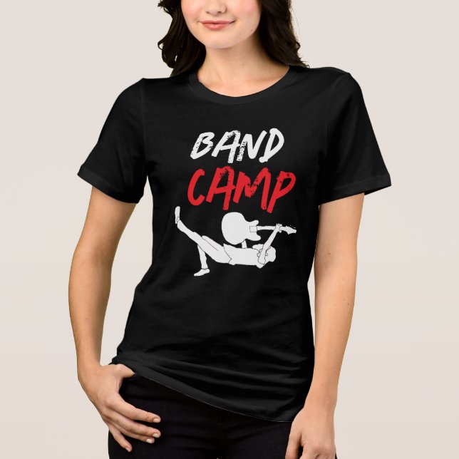 Classic Rock Band Camp T Shirt (Framsida)