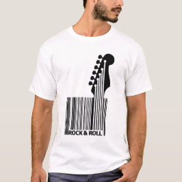 Classic Rock n Roll Barcode T Shirt