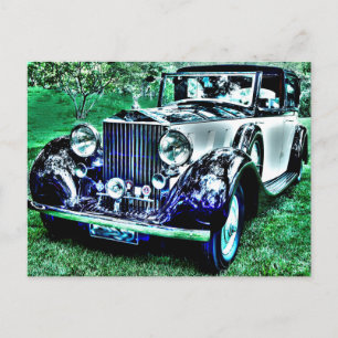 Classic Roll Royce Vykort