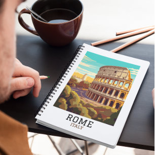 Classic Rom Italien Colosseum Historic Anteckningsbok