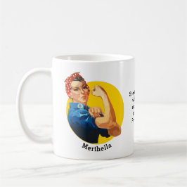 Classic ROSIE RIVETER Personlig Coffee Mugg
