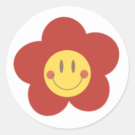 Classic Round Stickers Runt Klistermärke