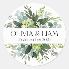 Classic Round Stickers Set Runt Klistermärke