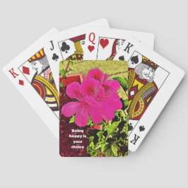 classic rustic retro blooming flower casinokort