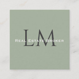 Classic Sage Green Business QR Branding
