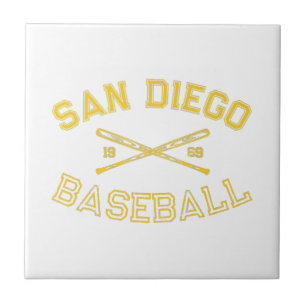 Classic San Diego California Baseball Fläkt Retro Kakelplatta