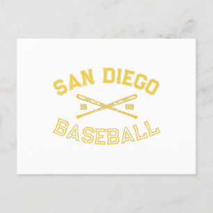 Classic San Diego California Baseball Fläkt Retro Vykort