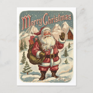 Classic Santa Helg Vykort