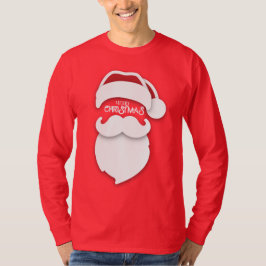 "Classic Santa Vibes" - Festive Beard & Cap Kristu T Shirt