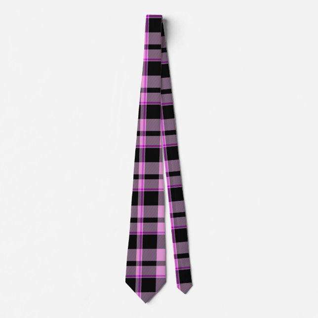 Classic Shock rosa Black Gingham Play Tartan Slips (Framsida)
