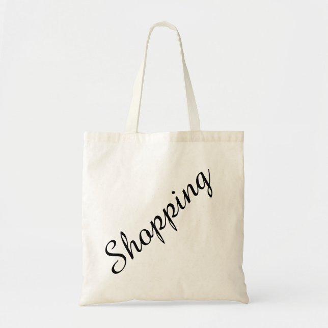 CLASSIC Shopping Tote Bag Tygkasse (Framsidan)