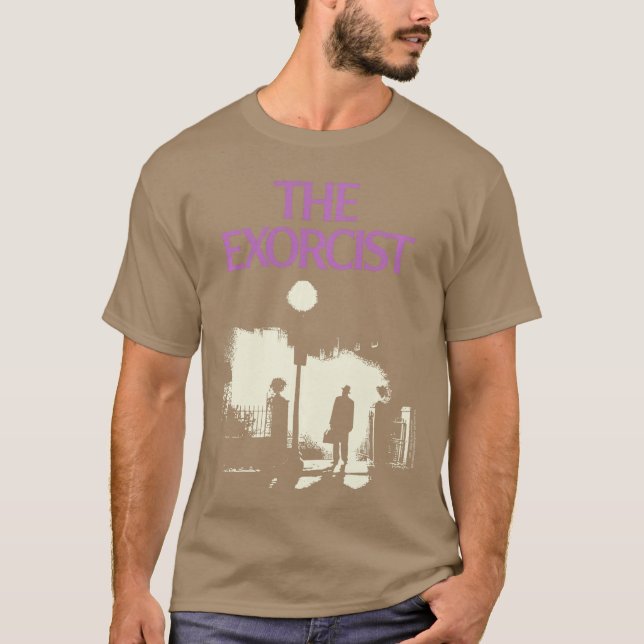 Classic Silhouette Movie Poster Horror Movie girl T Shirt (Framsida)