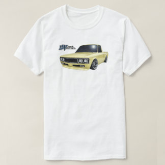 Classic Slammed Luv Truck in Yellow T Shirt