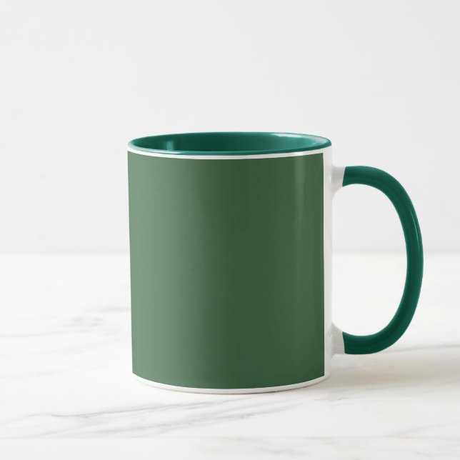 Classic Solid Hunter Green Mug for Everyday Use Mugg (Höger)