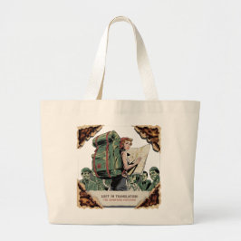 Classic Solo Travel Tote bag | Formgivning av fet Jumbo Tygkasse