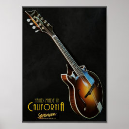 Classic Sorensen Sprite Two-Point mandolin poster