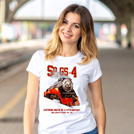 Classic Southern Pacific GS-4 Steam Locomotive T Shirt