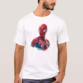 Classic Spider-man Artwork Illustration T Shirt