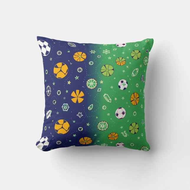 Classic Spider-Man with Dynamic Cosmic Background Kudde (Framsida)