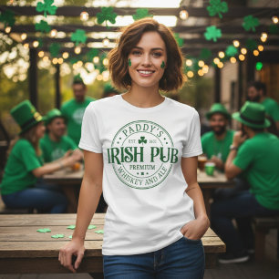 Classic St patrick's day Paddy's Irish Pub T Shirt