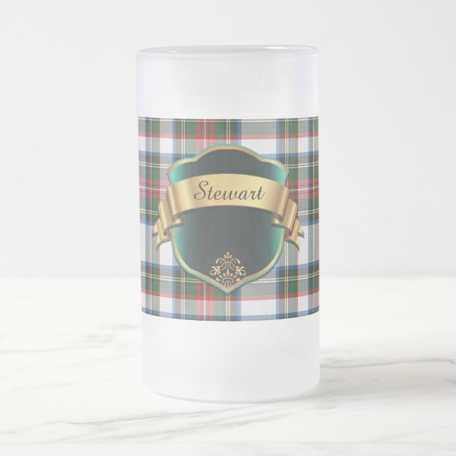 Classic Stewart Dress Tartan Play Stein Frostat Ölglas (Center)