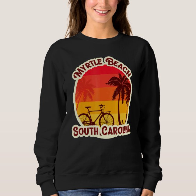 Classic Sunset Myrtle Beach South Carolina T Shirt (Framsida)
