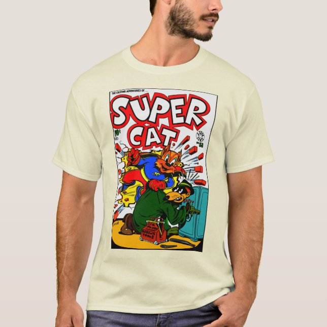 Classic SuperCat T-Shirt (Framsida)