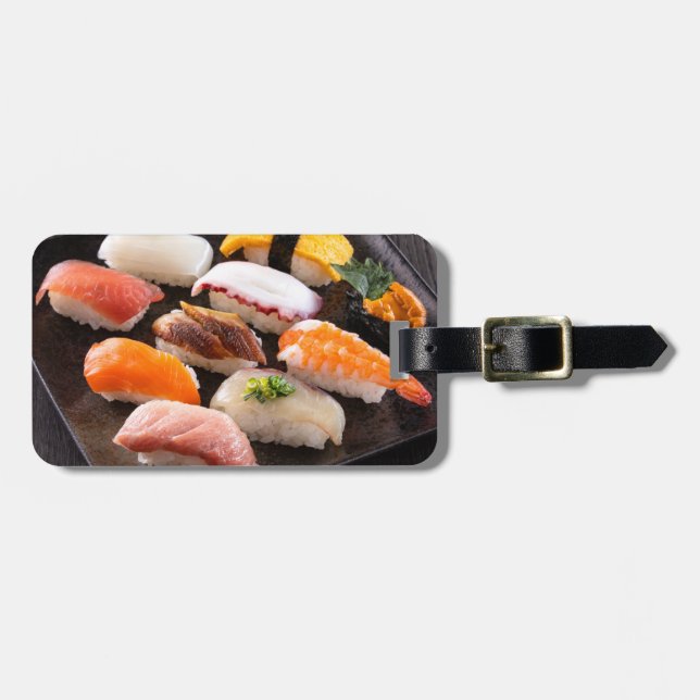 Classic Sushi Favorites – Japanese Food Luggage Ta Bagagebricka (Horisontell Framsida)